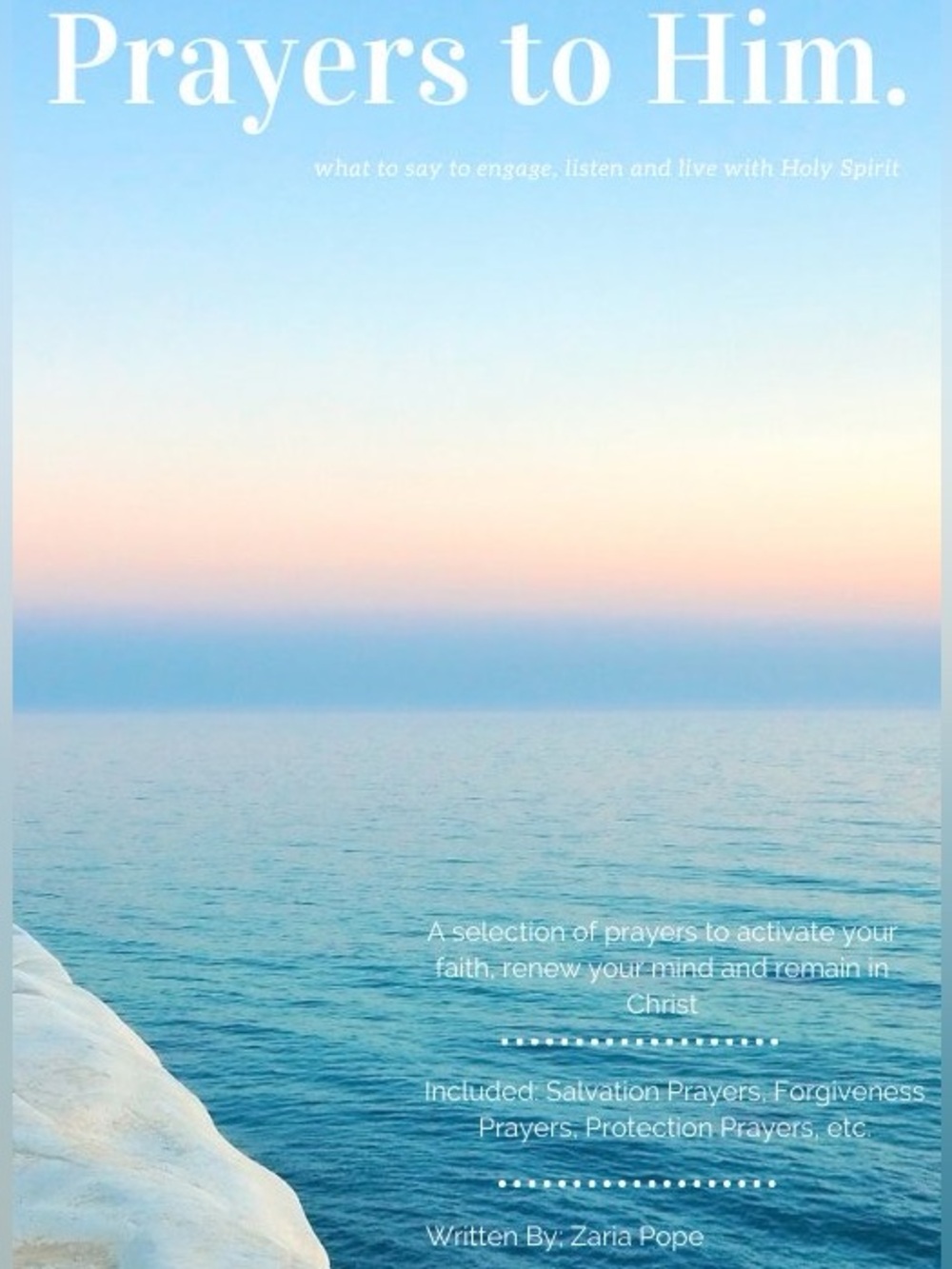 Prayers to Him - Zaria Pope | Christian Prayer Book NWT | Spiritual Discipline